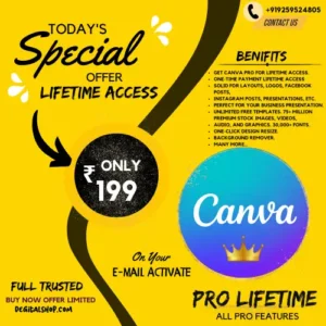 CANVA Pro lifetime frew